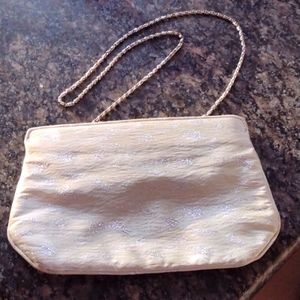 Silver dress bag